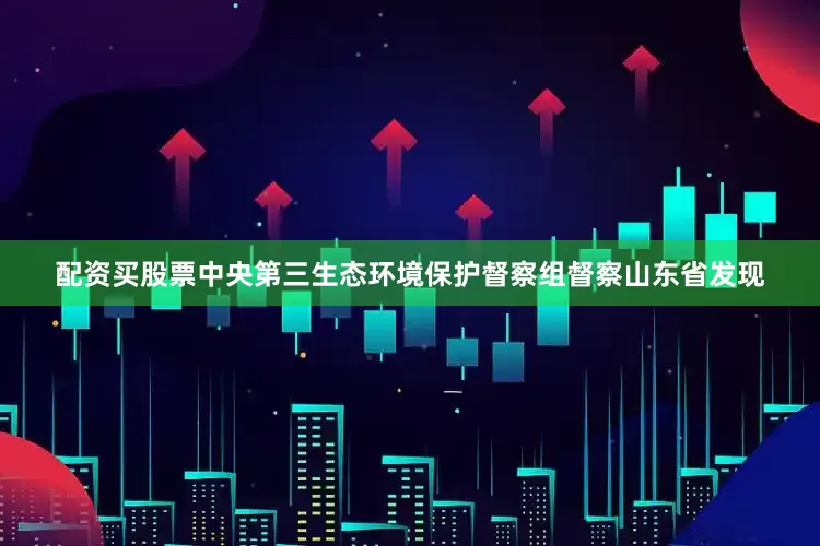 配资买股票中央第三生态环境保护督察组督察山东省发现